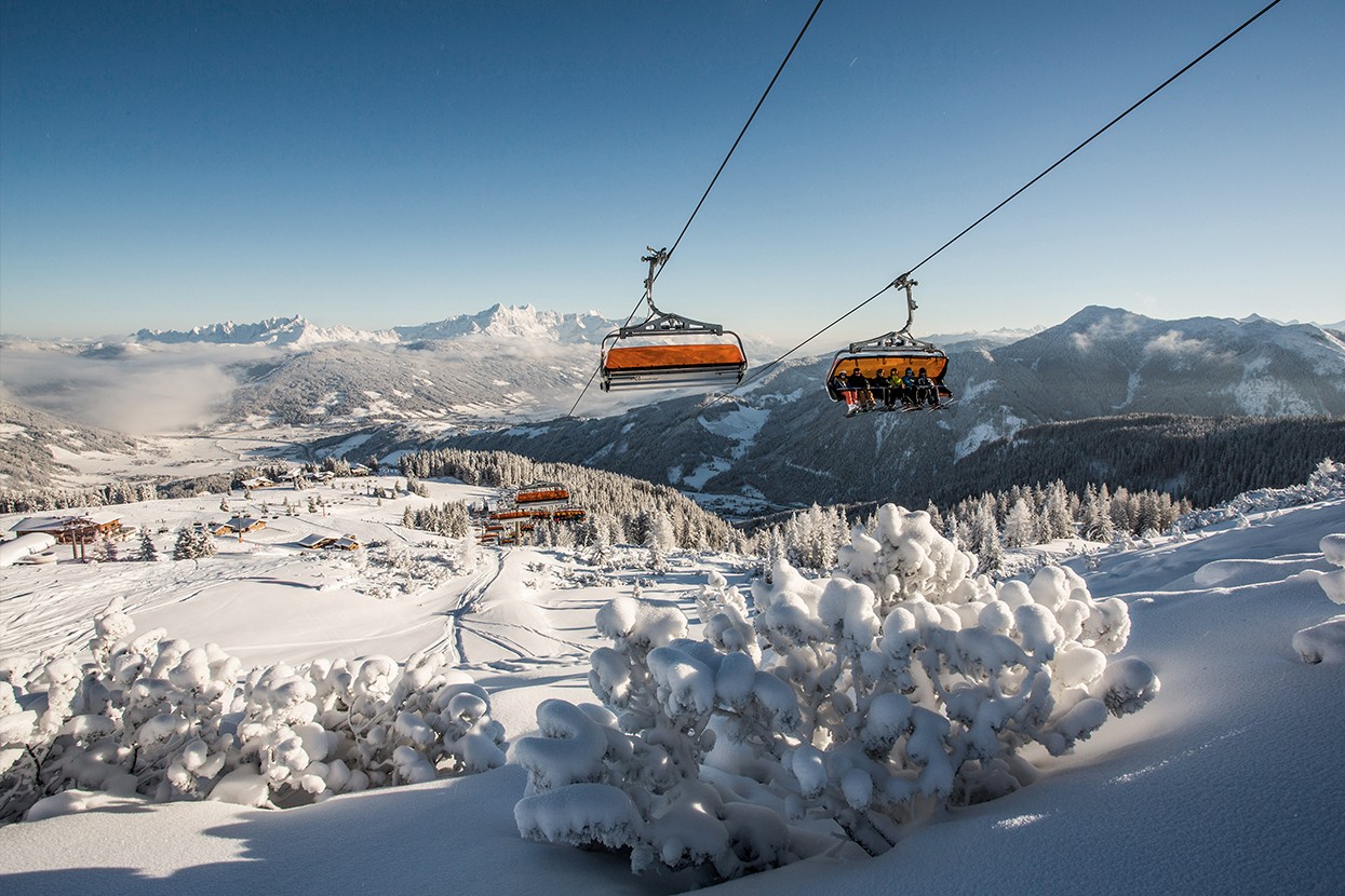 Skigebiet und Skifahren im Snow Space Salzburg © Flachau Tourismus
