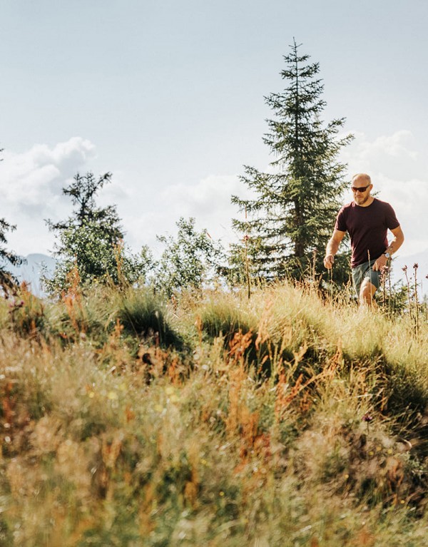 Hermann Maier beim Wandern im Salzburger Land © Flachau Tourismus 